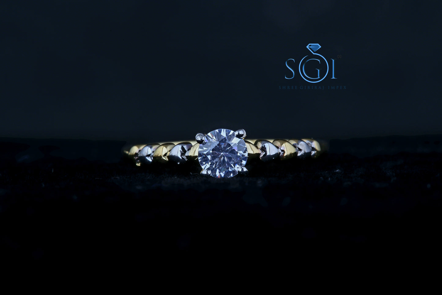 1ctw EF VVS VS Lab Grown Solitaire Ring Gold, Promise Ring, Round Cut Diamond With Heart Shape Gold Silver Band,Women's Ring Collection Online