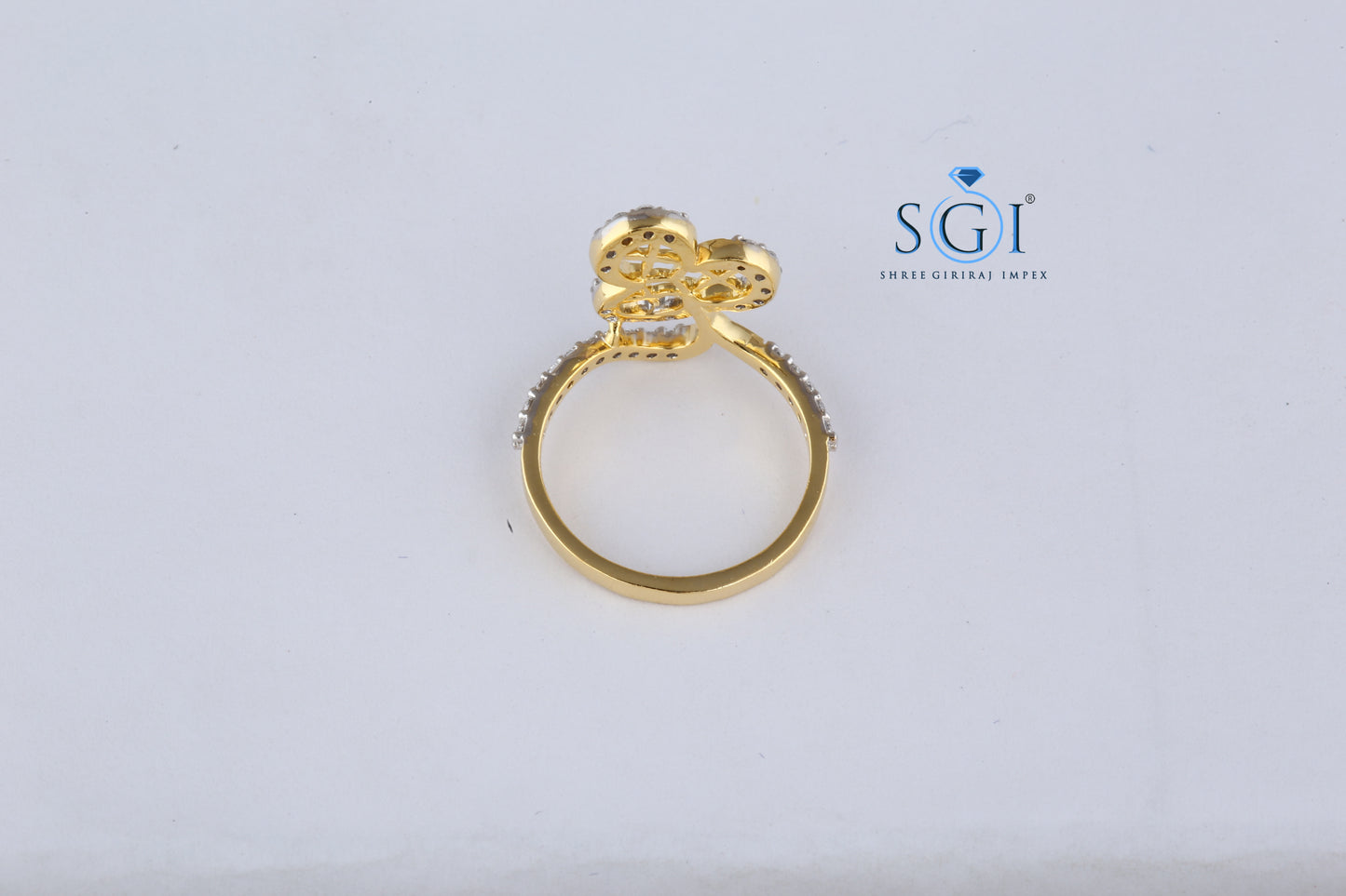 0.80ctw EF VVS VS Lab Grown Star Melle Round Cut Diamond 14k Yellow Gold Ring, Genuine White Diamond Ring, Gold Diamond Elegance Traditional Ring Collection For Women