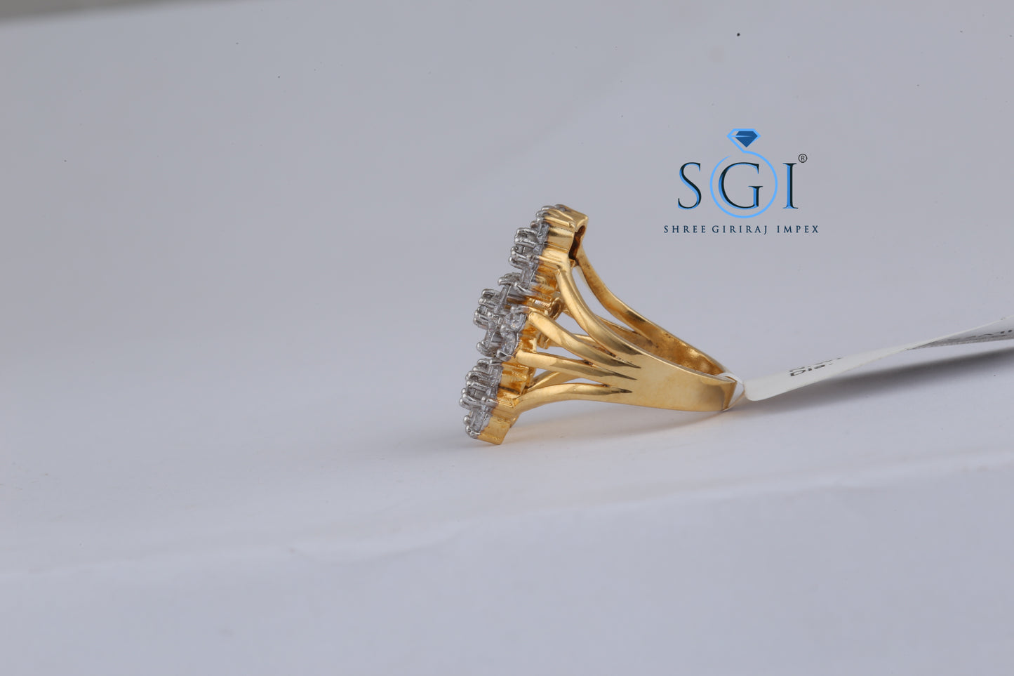 1.86ctw EF VVS VS Lab Grown Round Cut Natural Brilliant Cut Diamond Unique Ring For Wedding Gift, Trendy Ring, Flower Shape Ladies Ring, Floral Bridal 14K Gold Diamond Ring For Women