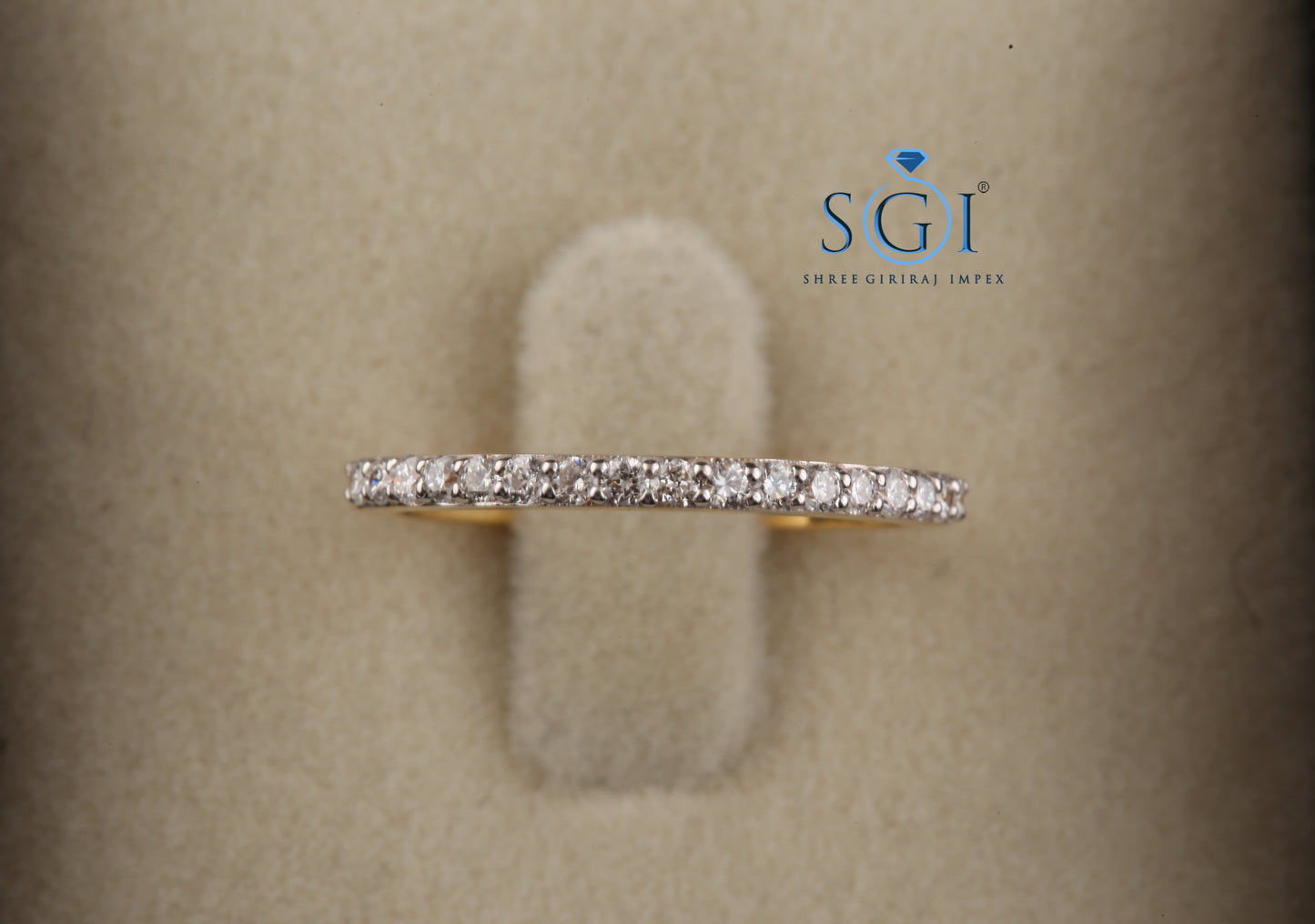 1.10ctw EF VVS VS Lab Grown Diamond Round Cut Eternity Ring Band, Gorgeous Eternity Anniversary Band, 925 Sterling Silver Ring, Simulated Diamond Ring Stacking, Round Brilliant Cut Eternity Wedding Band