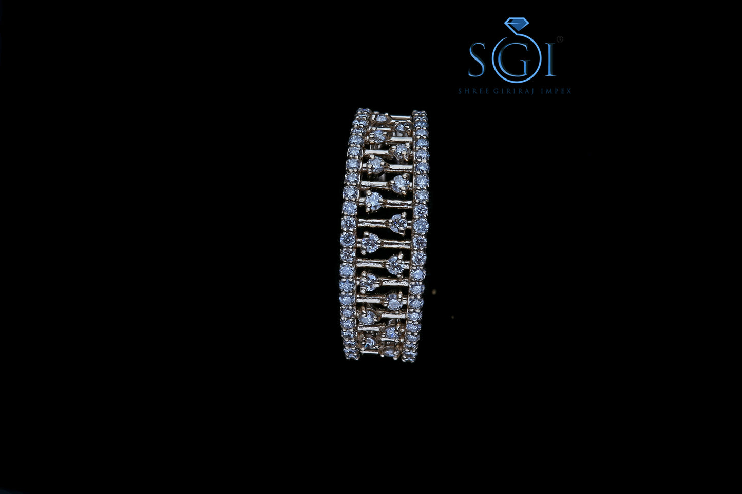 1.50ctw EF VVS VS Lab Grown Round Cut Beautiful Womens Wedding Ring Unique Design Engagement Ring Online At Best Price, 14K Yellow Gold Ladies Ring, Fashion Ring Band