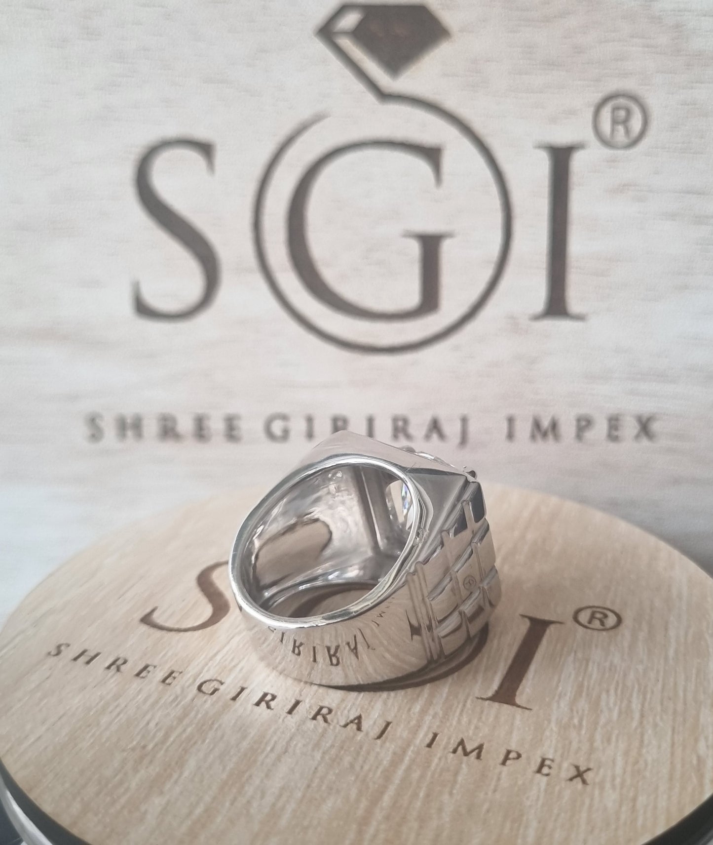 10gm 14k White and Rose Gold Man's Ring With 3ctw Natural Diamond (ij si)