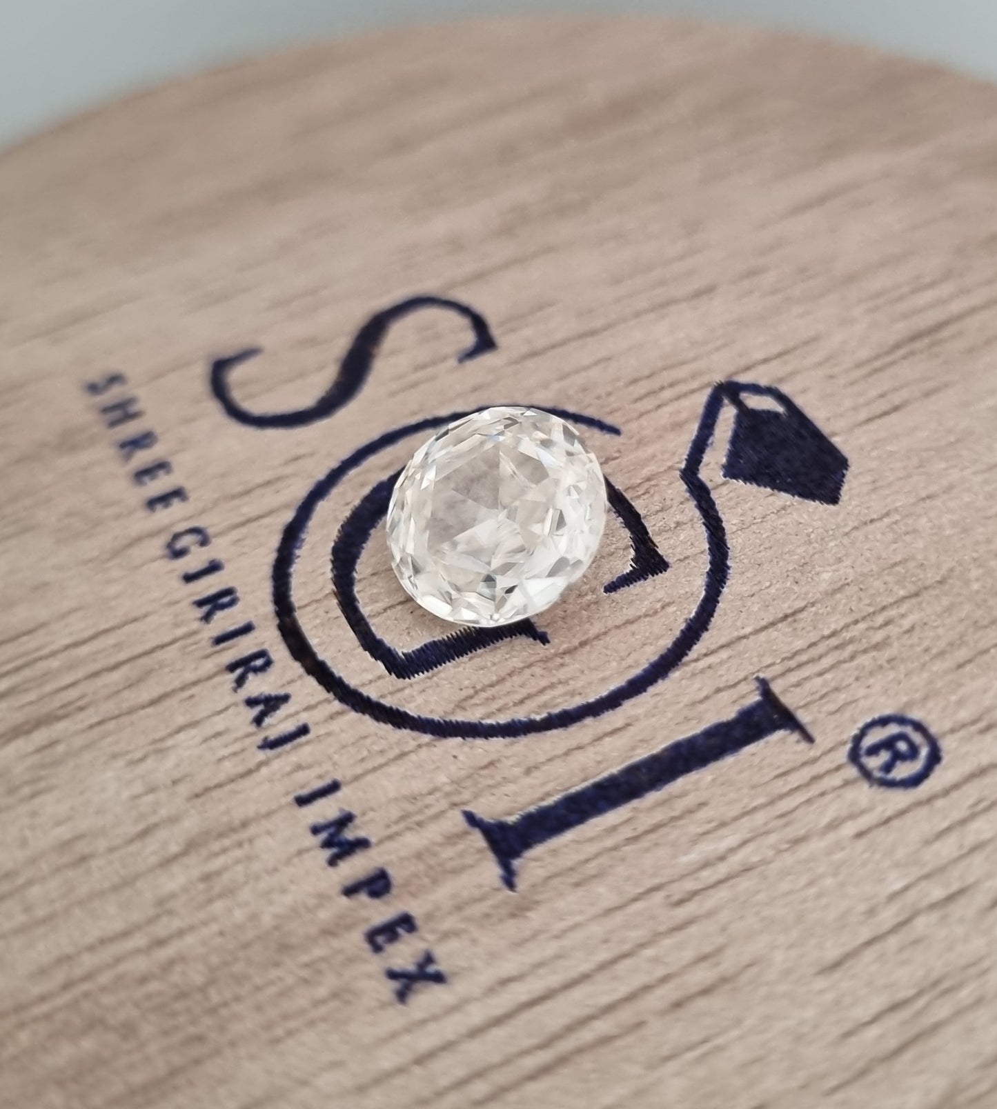 10mm White Round Rose Cut Moissanite Diamond For Jewellery Settings