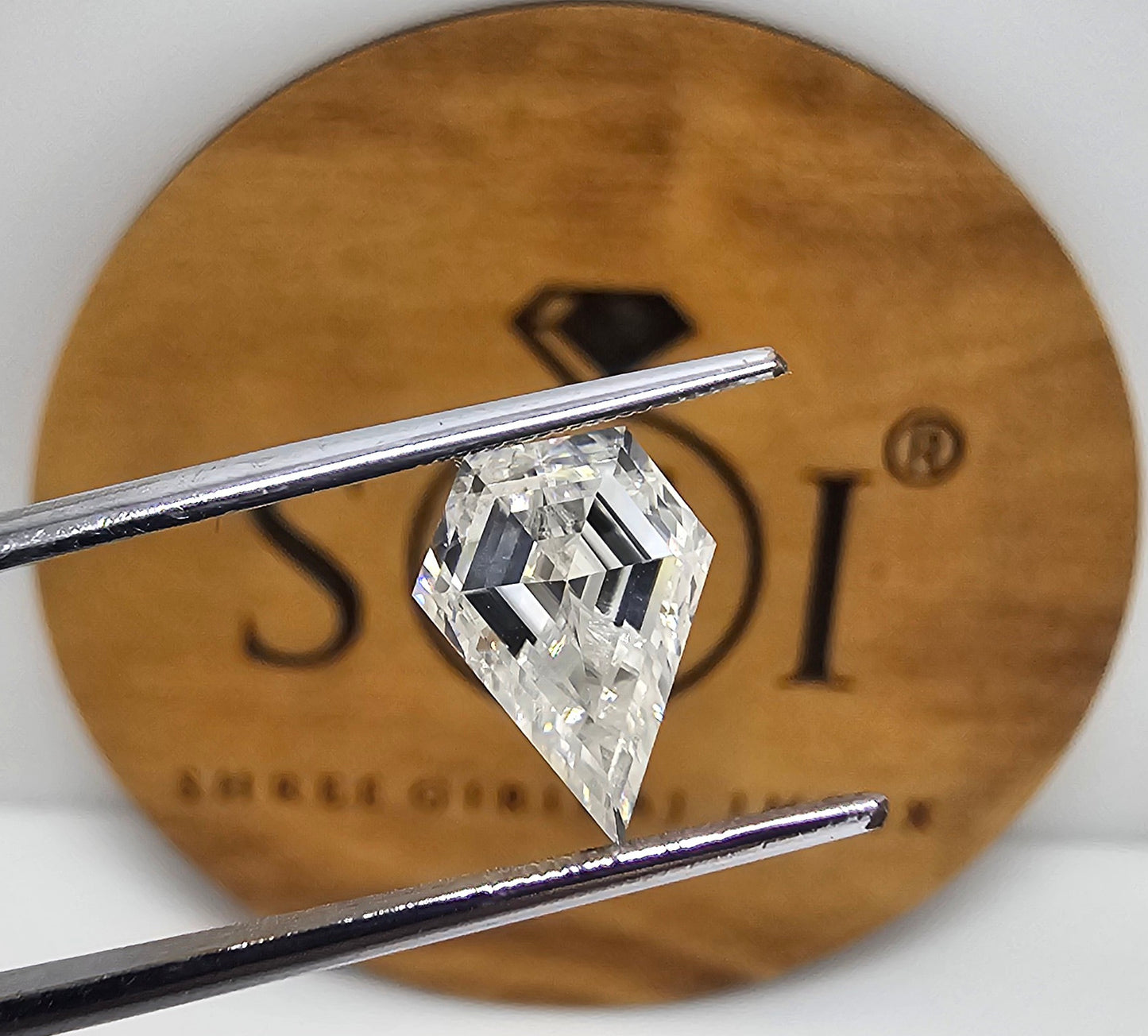 3ct Shild cut White D vvs1 Moissanite Diamond for Jewellery setting