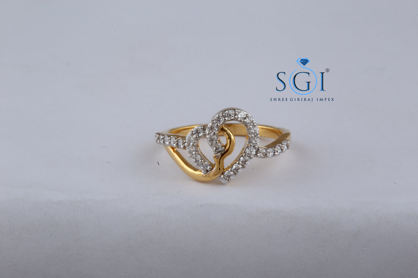 0.80ctw EF VVS VS Lab Grown Round Cut Diamond Ring, Couple Heart  Gold Finger Ring for Women, 14k Yellow Gold Brilliant Cut Heart Melt Shape Unique Ring For Engagement  and Valentine