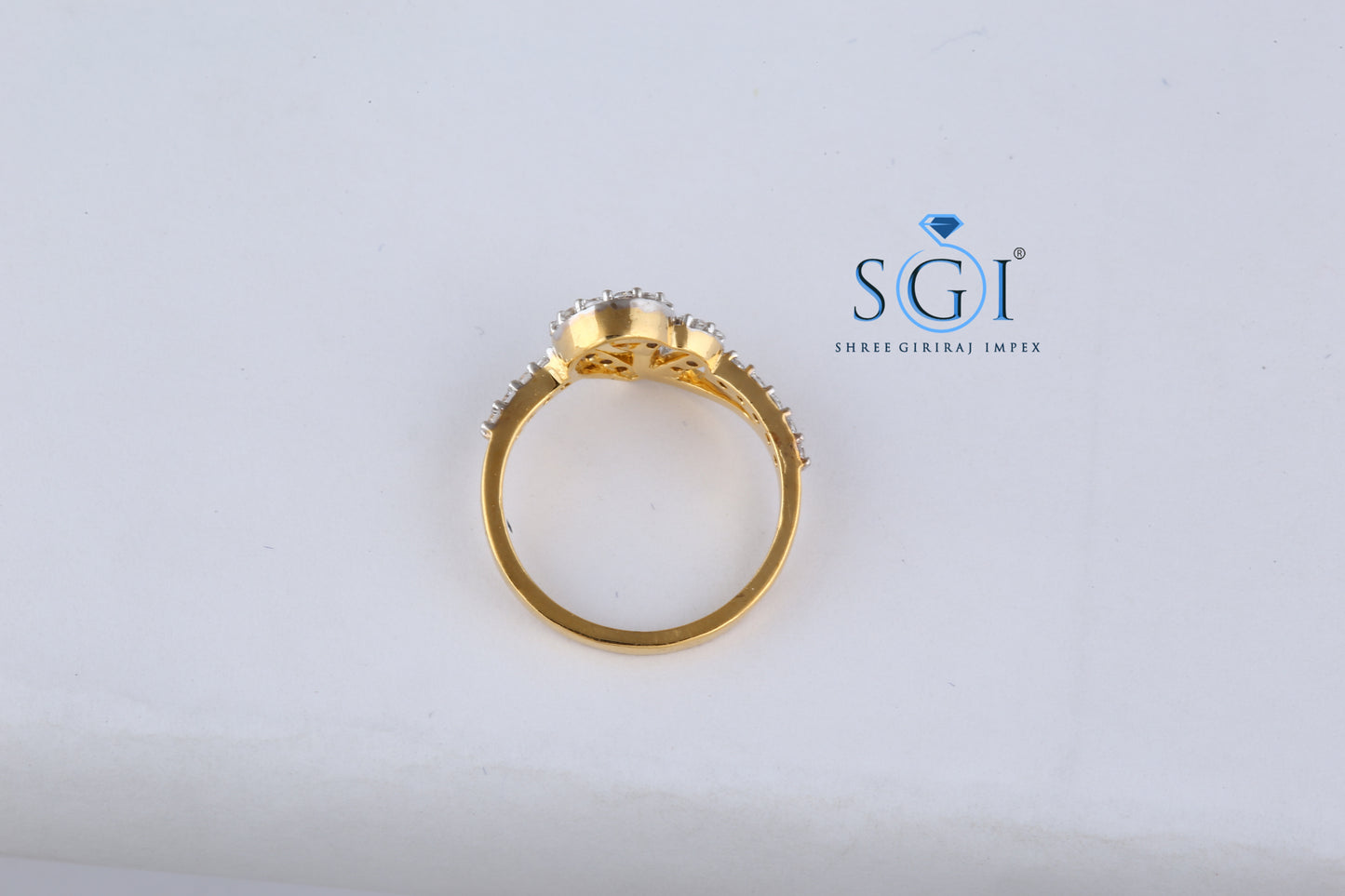 0.80ctw EF VVS VS Lab Grown Round Cut Diamond Ring, Couple Heart  Gold Finger Ring for Women, 14k Yellow Gold Brilliant Cut Heart Melt Shape Unique Ring For Engagement  and Valentine