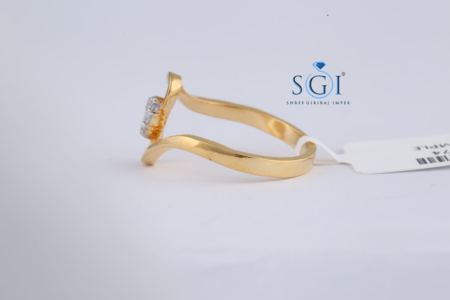 0.30ctw Round EF VVS VS Lab Grown Exquisite Diamond 14k Yellow Gold Unique Ring For Wedding Gift
