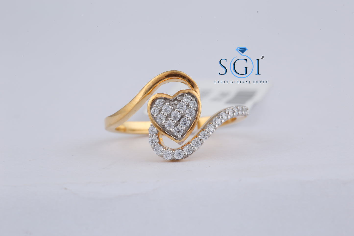0.60ctw Round EF VVS VS Lab Grown heart Shape 14K Yellow Gold Diamond Ring, Online Bridal Ring Collection