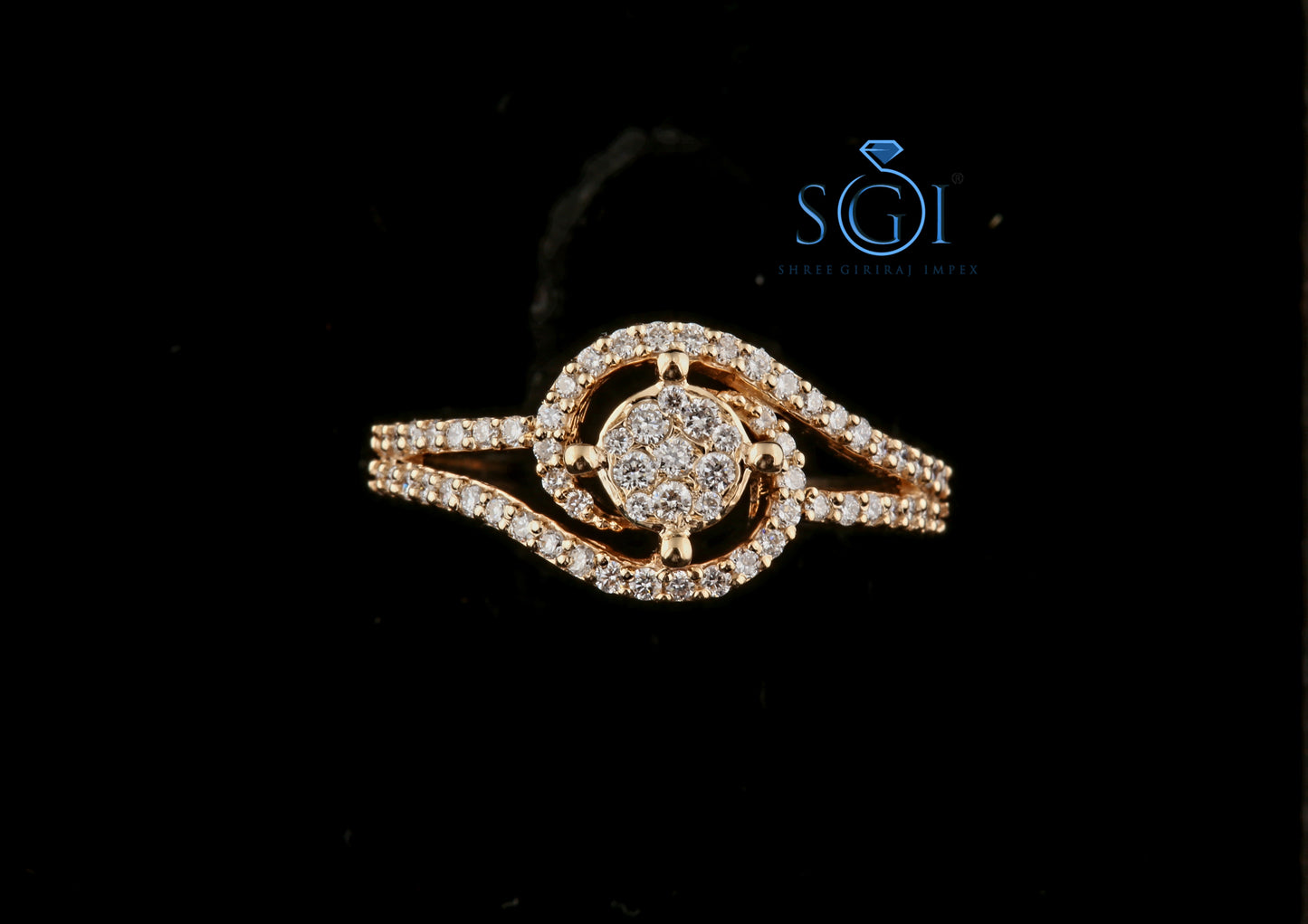 1ctw Round EF VVS VS Lab Grown Diamond solitaire Fabulous Illusion Set Round Women Bridal Ring