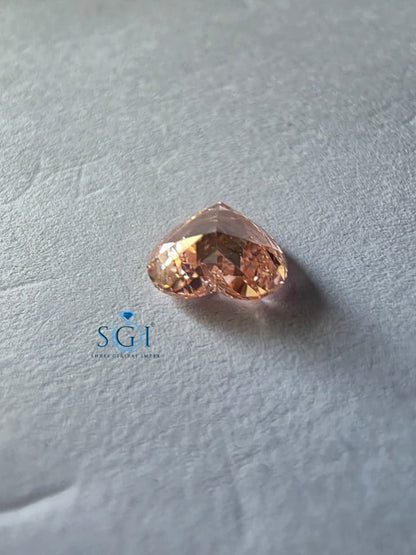 1 CT Vivid Pink Heart Shape Lab Grown Diamond | Fancy Pink Premium Loose Diamond for Custom Jewelry