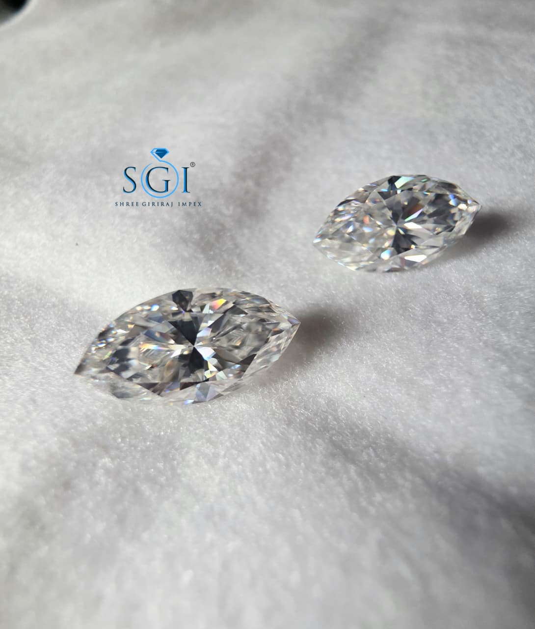 7.80 CT Fancy Marquise Moissanite Loose Stone 8x16mm | Lab Created Gemstone for Custom Jewelry