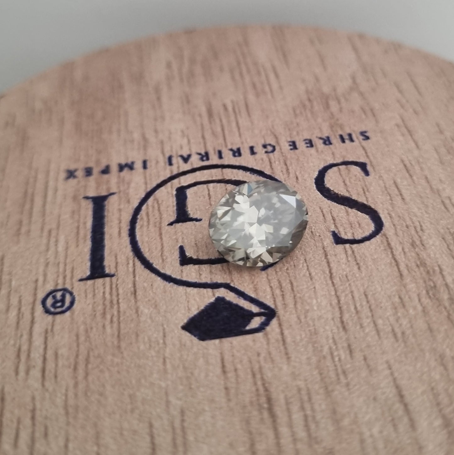 3.88ct 9×11 Oval Shape Natural Gray Moissanite Diamond For Jewellery Settings