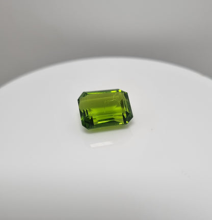 13.57ct (12.5×16mm) Emerald Shape Labgrown Turmuli Stone Best for Jewellery Setting