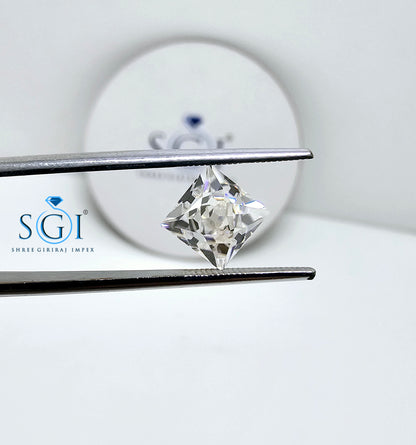 2.05ct old mine Princess shape Moissanite Diamond For Jewellery Settings