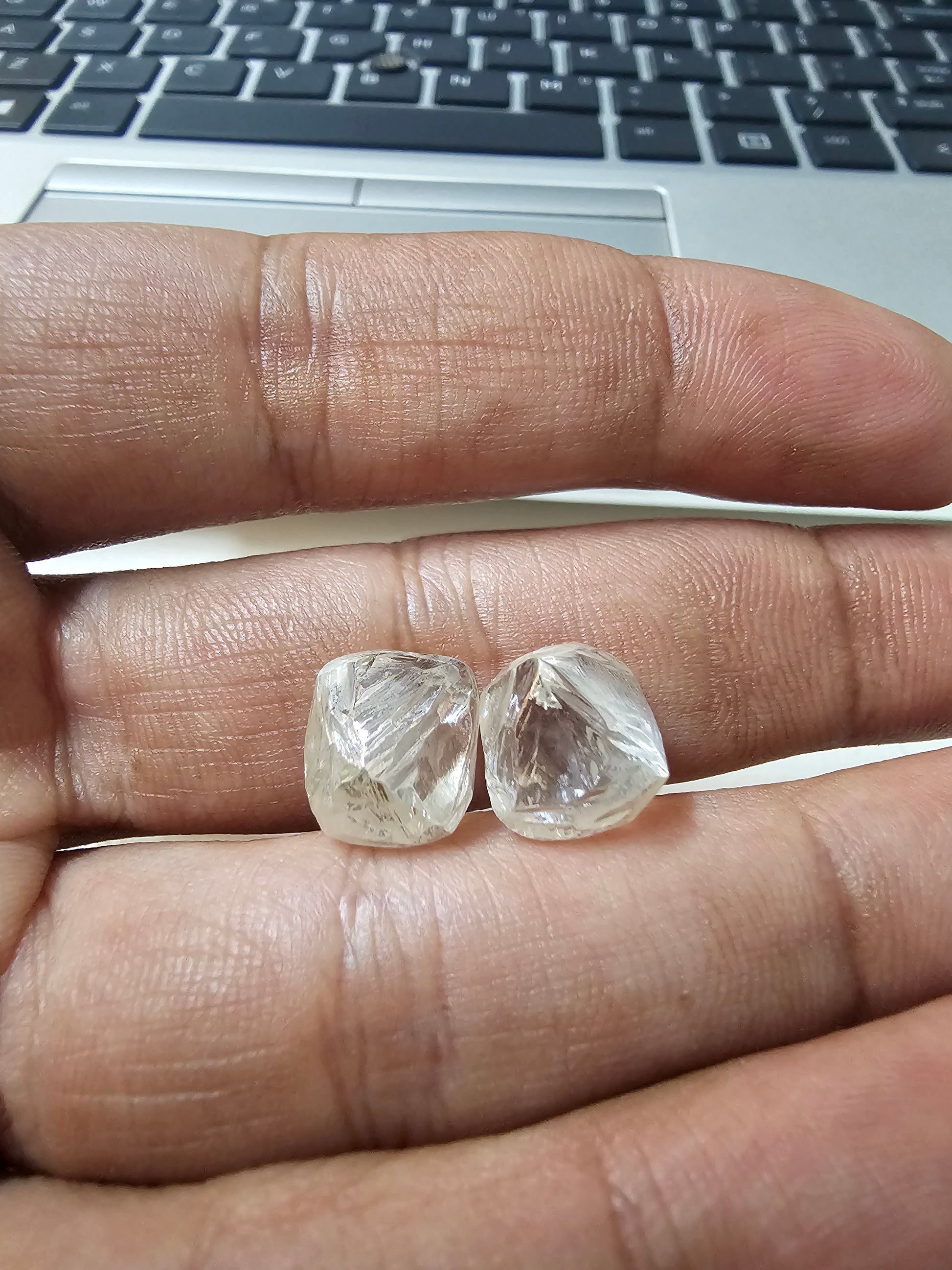 24ctw Moissanite Rough Stone Best for Imitation Jewellery
