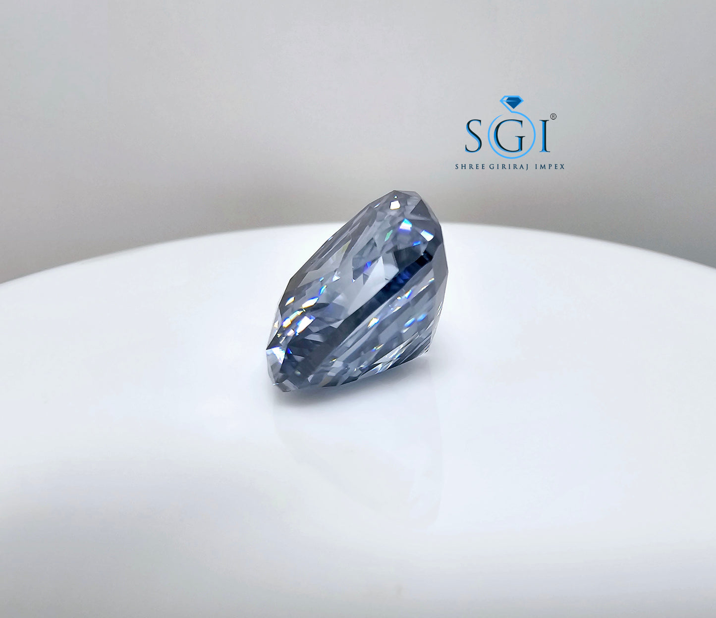 22.90ct Intence Blue Cushion Shape Moissanite Diamond Best For Pendant Rings Wedding Anniversary gifts