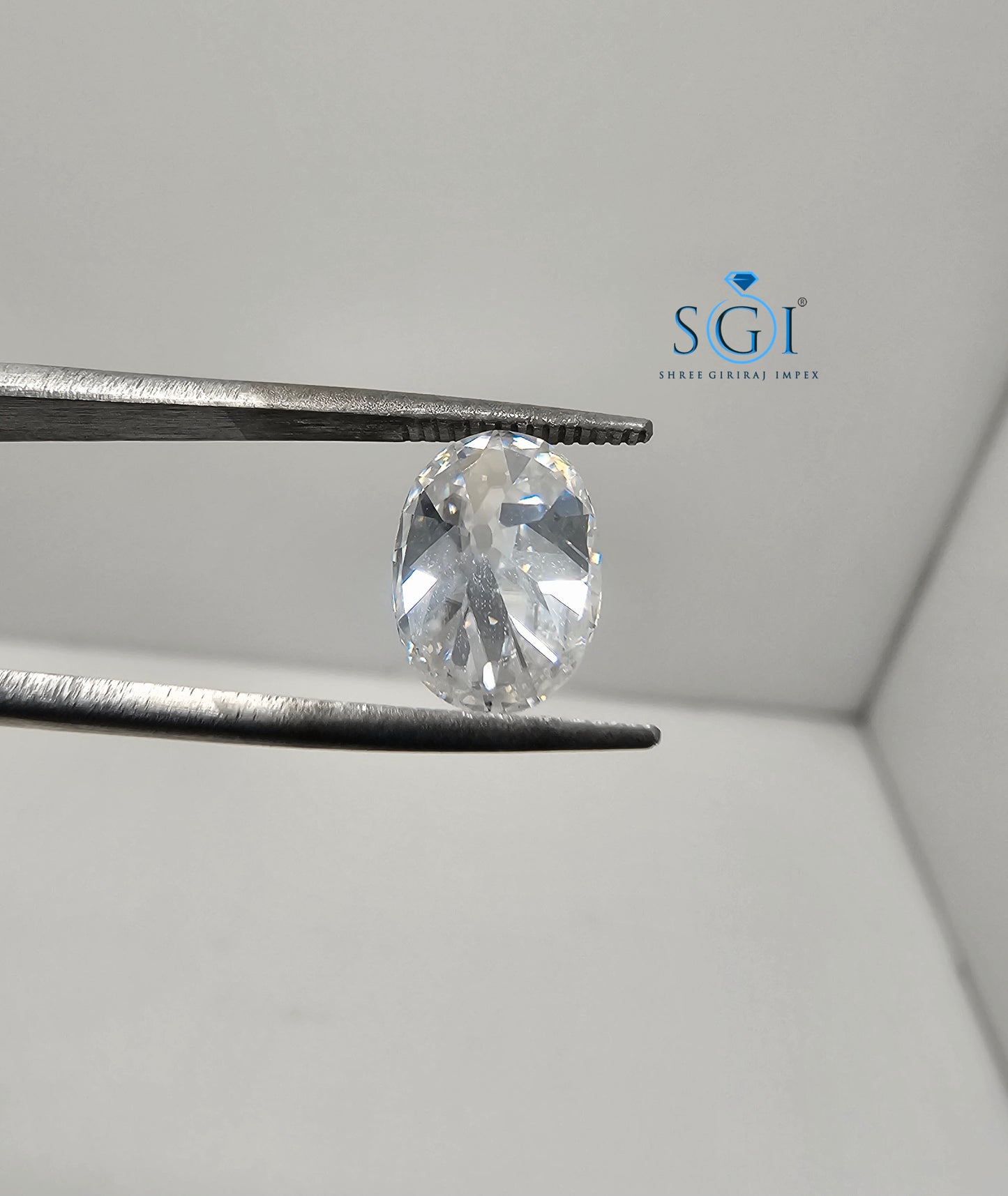 3.25CT Old European Cut Oval Moissanite | 8x11mm Loose Stone | Vintage Style Diamond Alternative