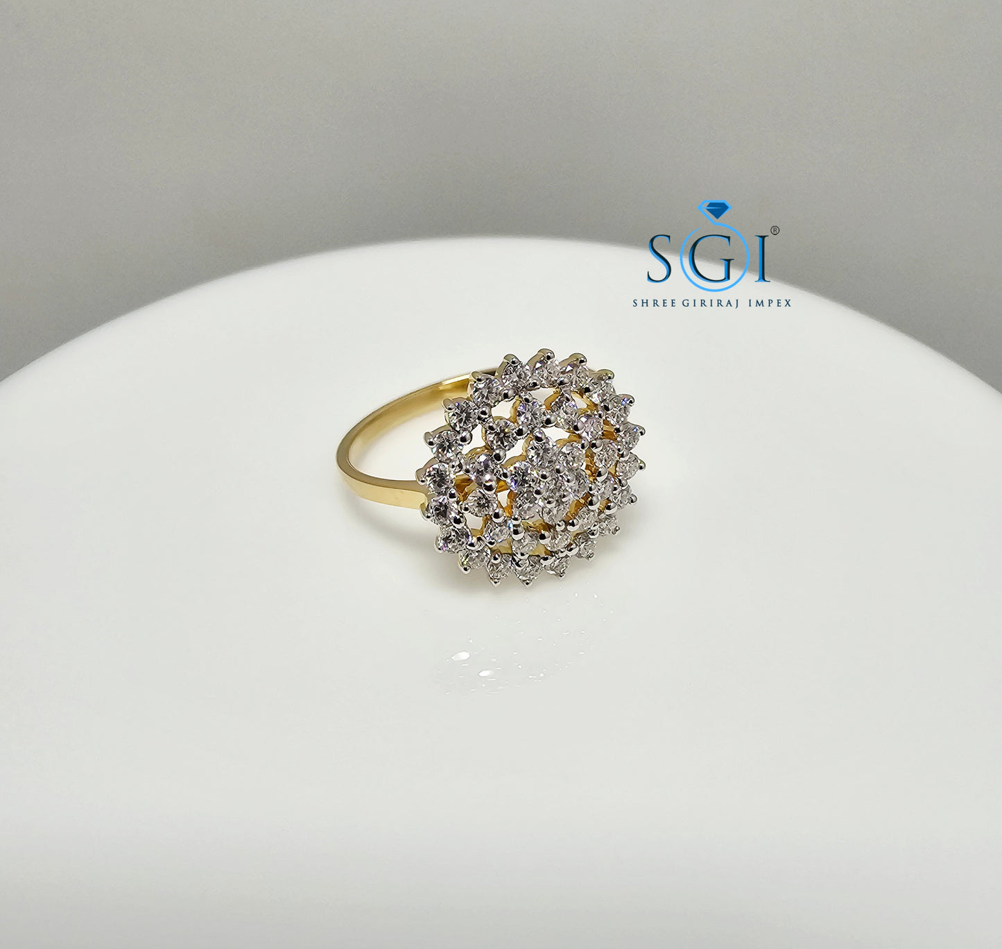 Elegant 1 CTW Lab Diamond Band – Yellow Gold, 1.8mm