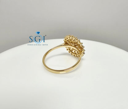 Elegant 1 CTW Lab Diamond Band – Yellow Gold, 1.8mm