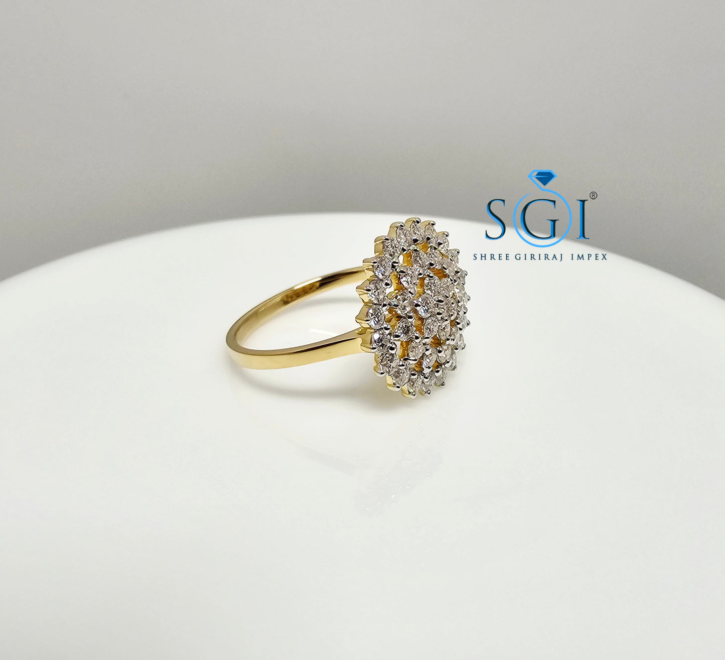 Elegant 1 CTW Lab Diamond Band – Yellow Gold, 1.8mm