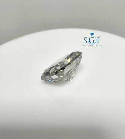 Premium Natural Grey Moissanite 16.15ct Radiant Shape – Luxury Loose Gem for Jewellery Design