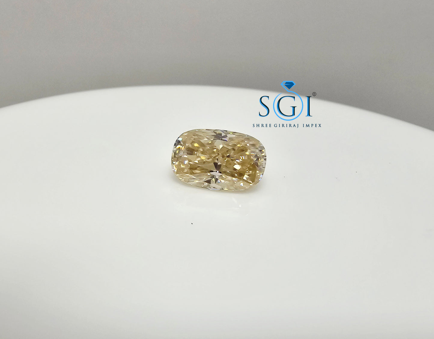 3.50 Ct Oval Shape Canary Yellow Moissanite Diamond – Perfect for Fine Jewellery Settings