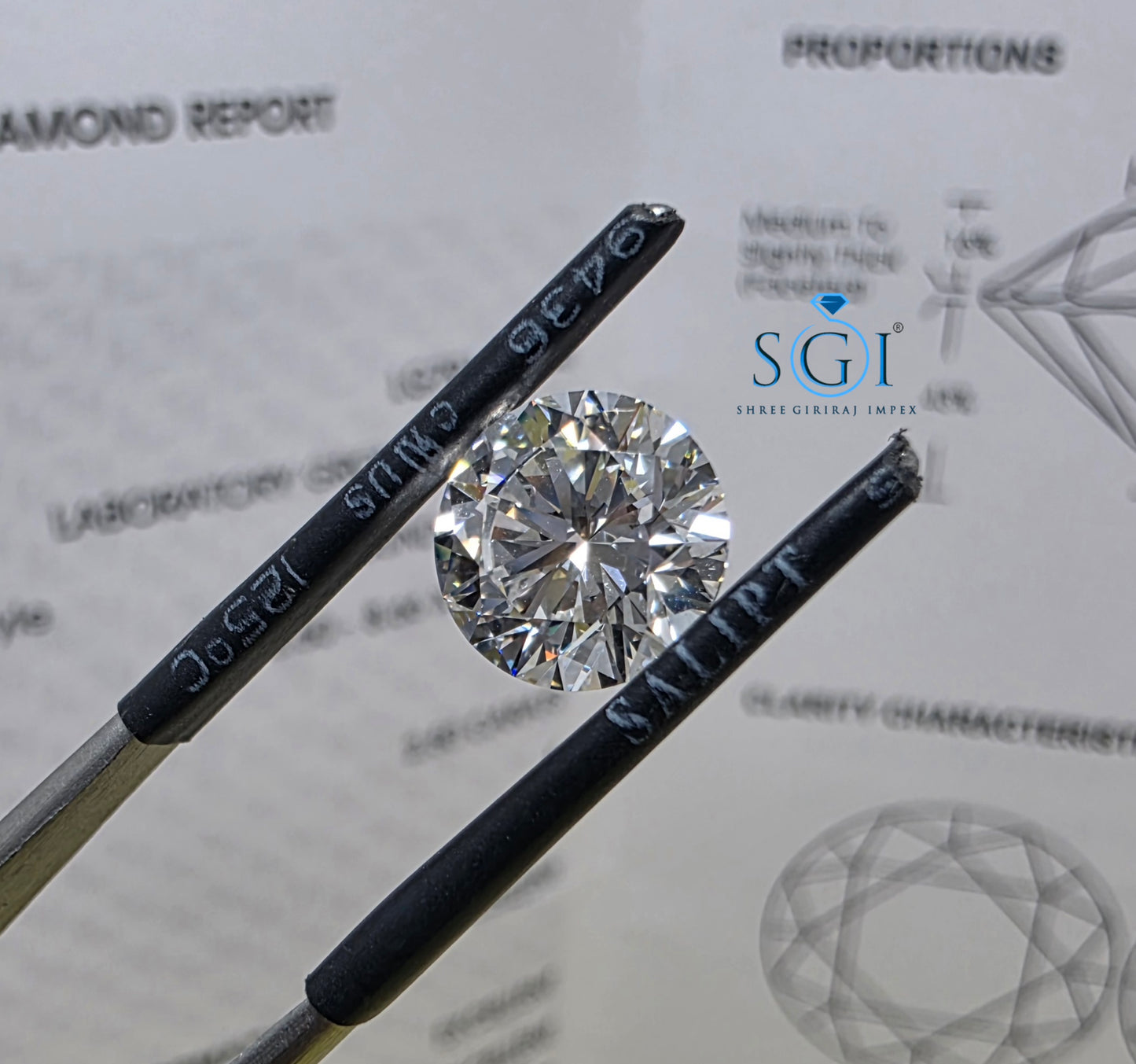 2.50ct Round Brilliant Lab Grown Diamond - E VS1 - IGI Certified - Premium Solitaire Jewellery Stone