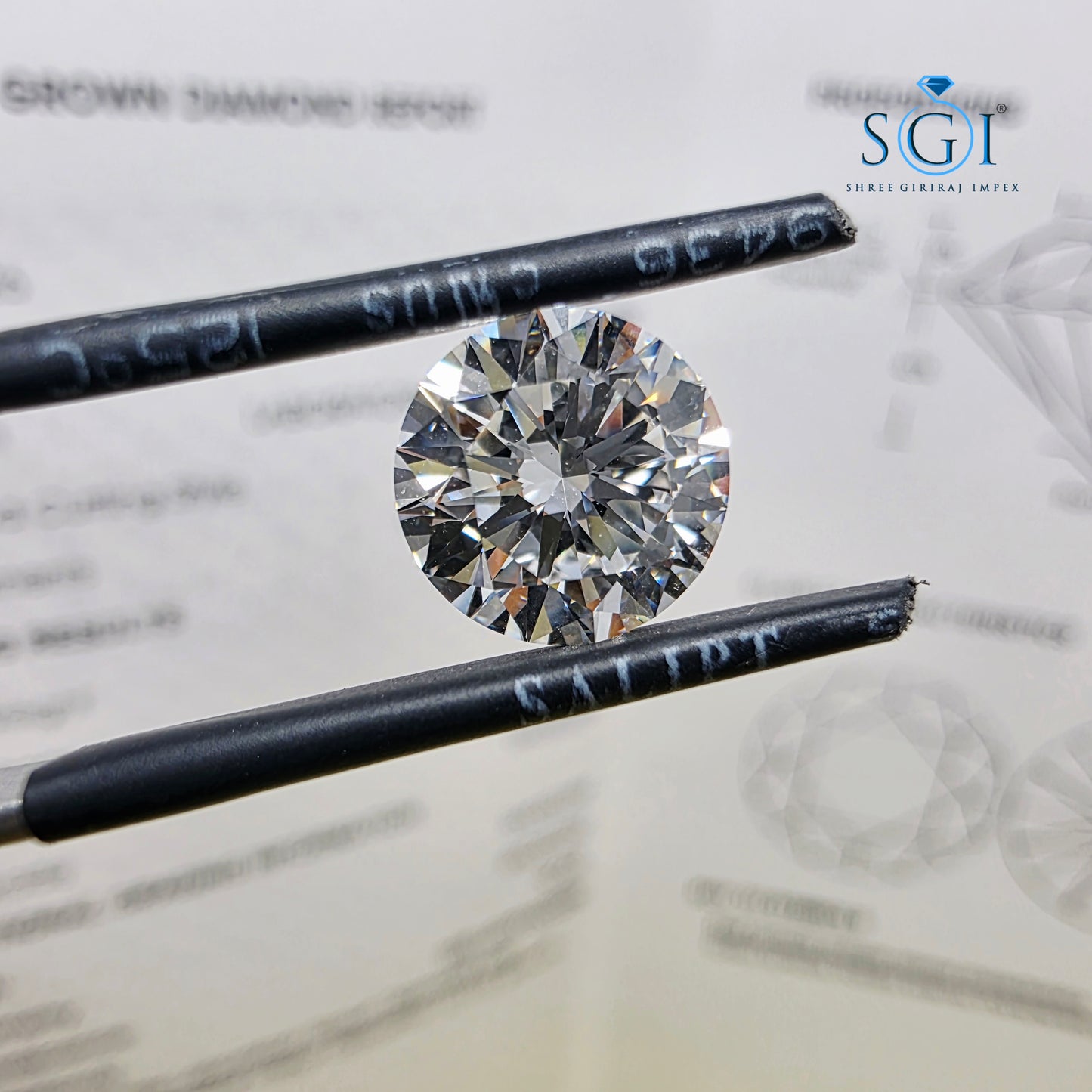 2.50ct Round Brilliant Lab Grown Diamond - E VS1 - IGI Certified - Premium Solitaire Jewellery Stone