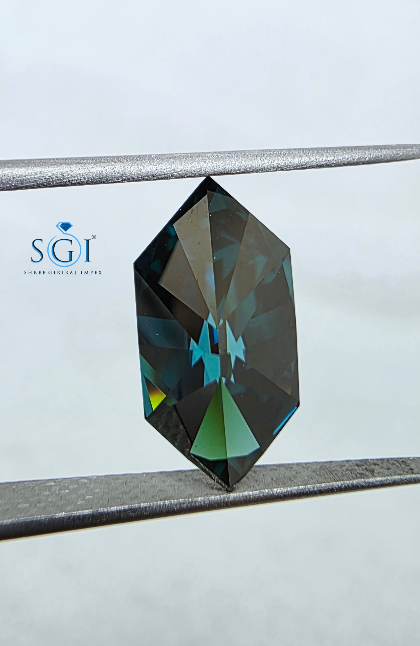 2.75CT Dutch Marquise Karry Green Moissanite - Forest Green Heart Shape Stone for Rings & Pendants