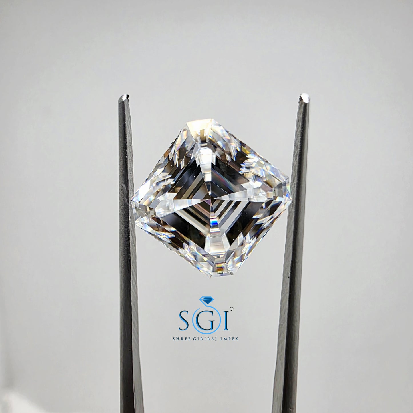 10MM Asscher Shape Moissanite Diamond 5.35Ct Loose Stone for Premium Jewellery Settings | Luxury Moissanite for Rings Pendants & Fine Jewellery