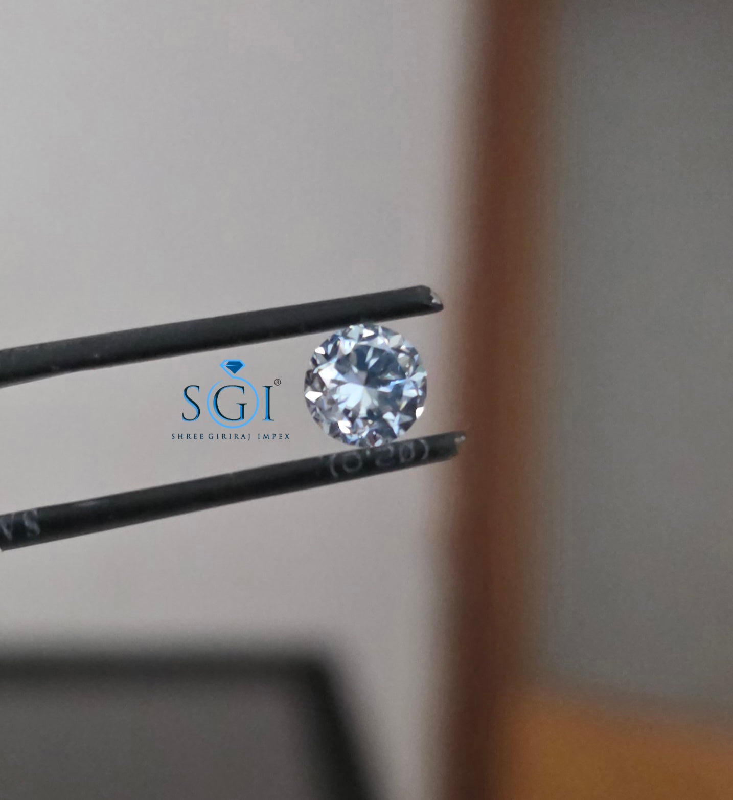 6.5mm Intense Blue Moissanite 1.15 Ct | Brilliant Round Cut Jewellery Stone setting