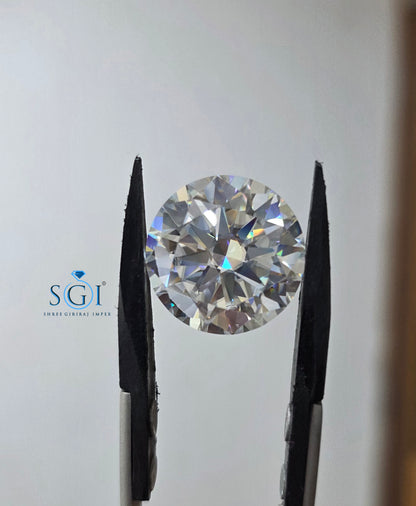 19mm Round Brilliant Cut Moissanite Diamond 26 Carat D Color VVS1 Loose Stone