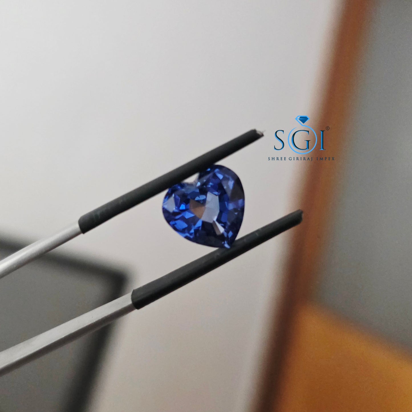 Luxury 5.70 Ct Lab-Created Blue Sapphire Heart Shape 11mm | Fine Jewellery Stone
