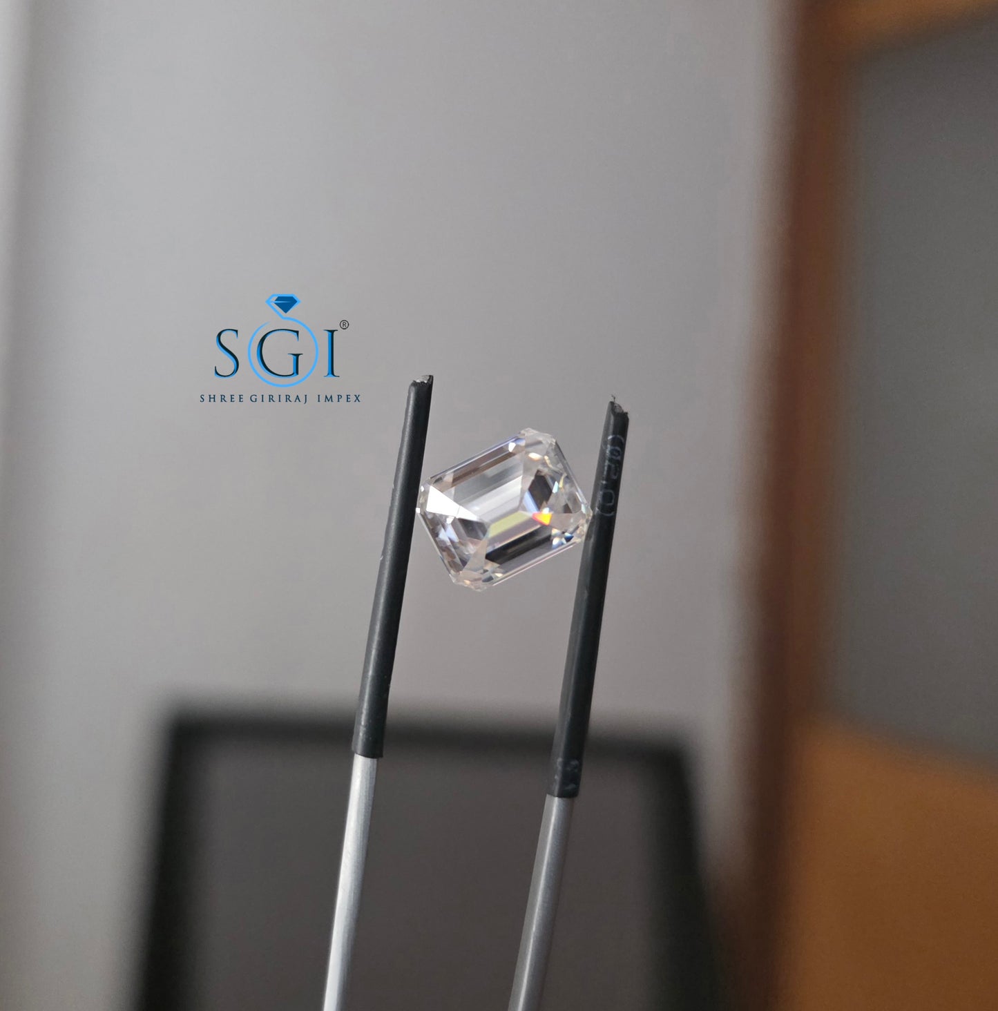 3.60 Ct White D VVS1 Moissanite 8*10mm Luxury Loose Gemstone for Solitaire Rings and Pendants