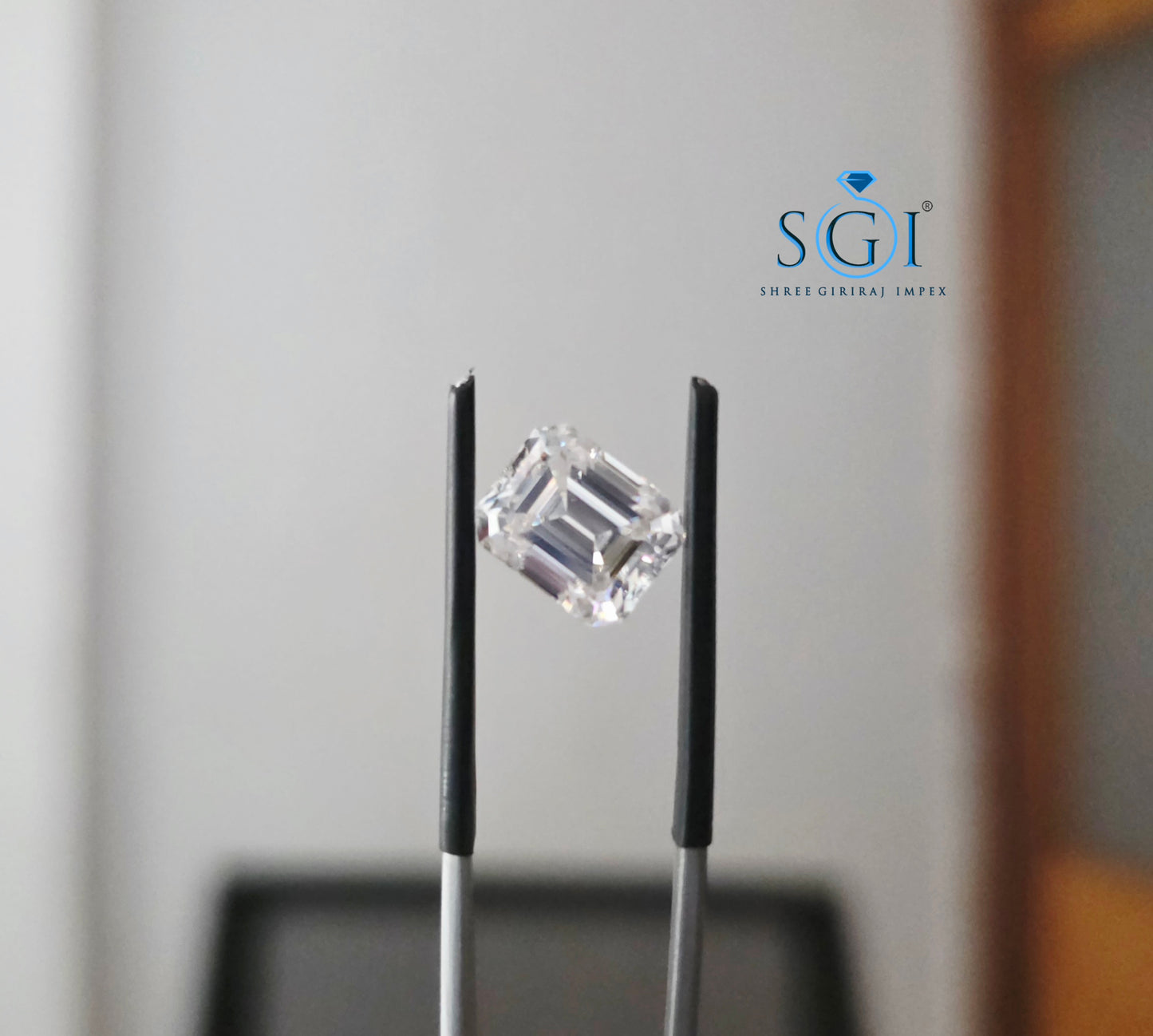 3.60 Ct White D VVS1 Moissanite 8*10mm Luxury Loose Gemstone for Solitaire Rings and Pendants