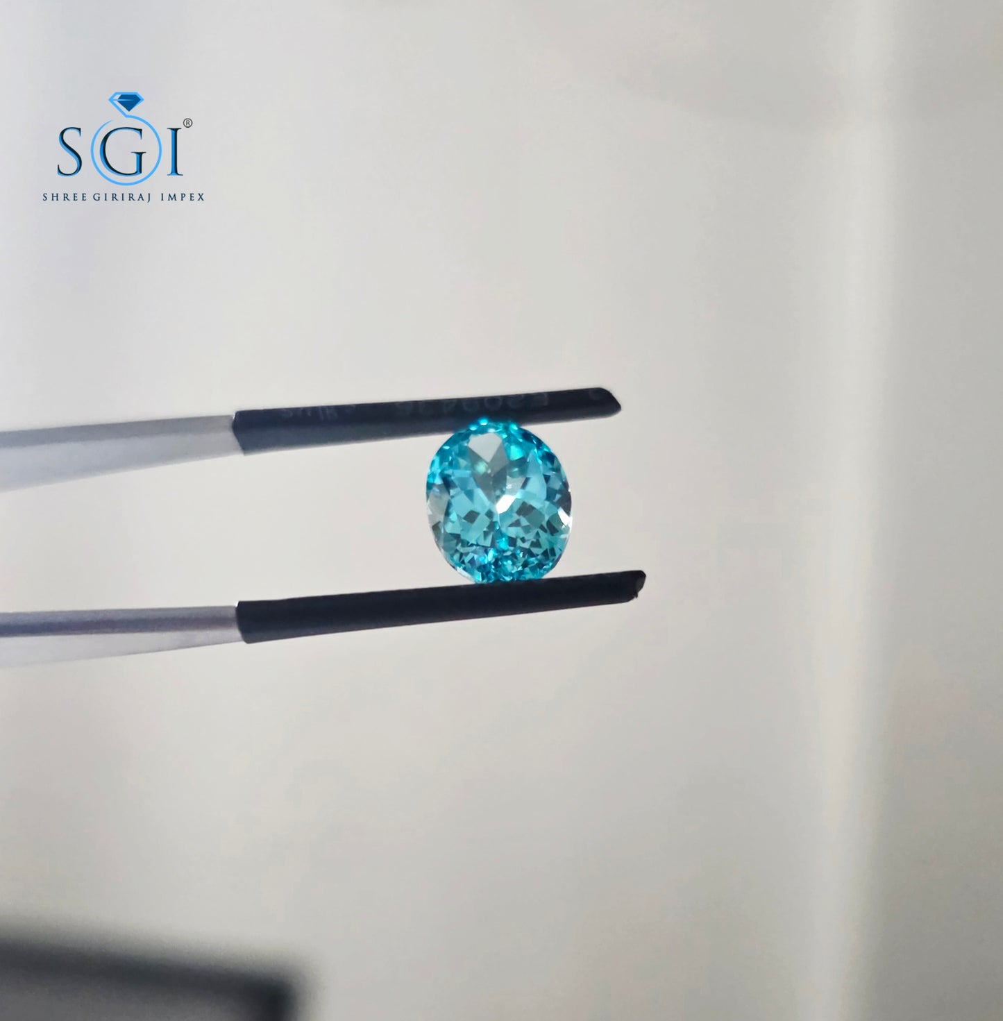 5.70Ct 8×12mm Lab-Grown Paraiba | Blue-Green Loose Gemstone | Natural Paraiba Look
