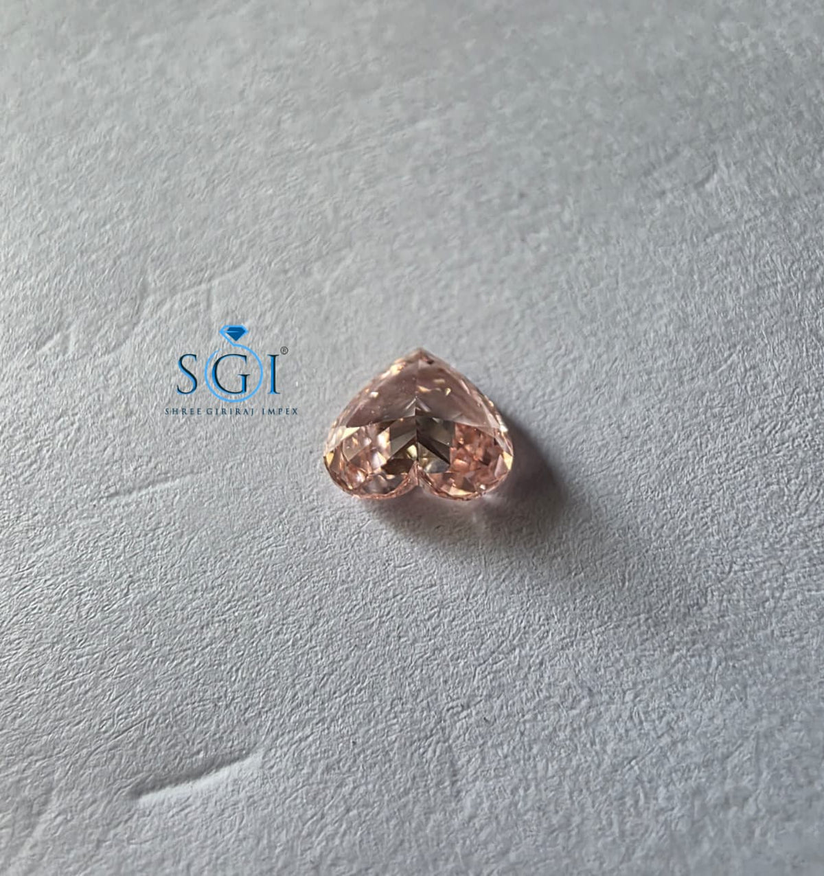 1 CT Vivid Pink Heart Shape Lab Grown Diamond | Fancy Pink Premium Loose Diamond for Custom Jewelry