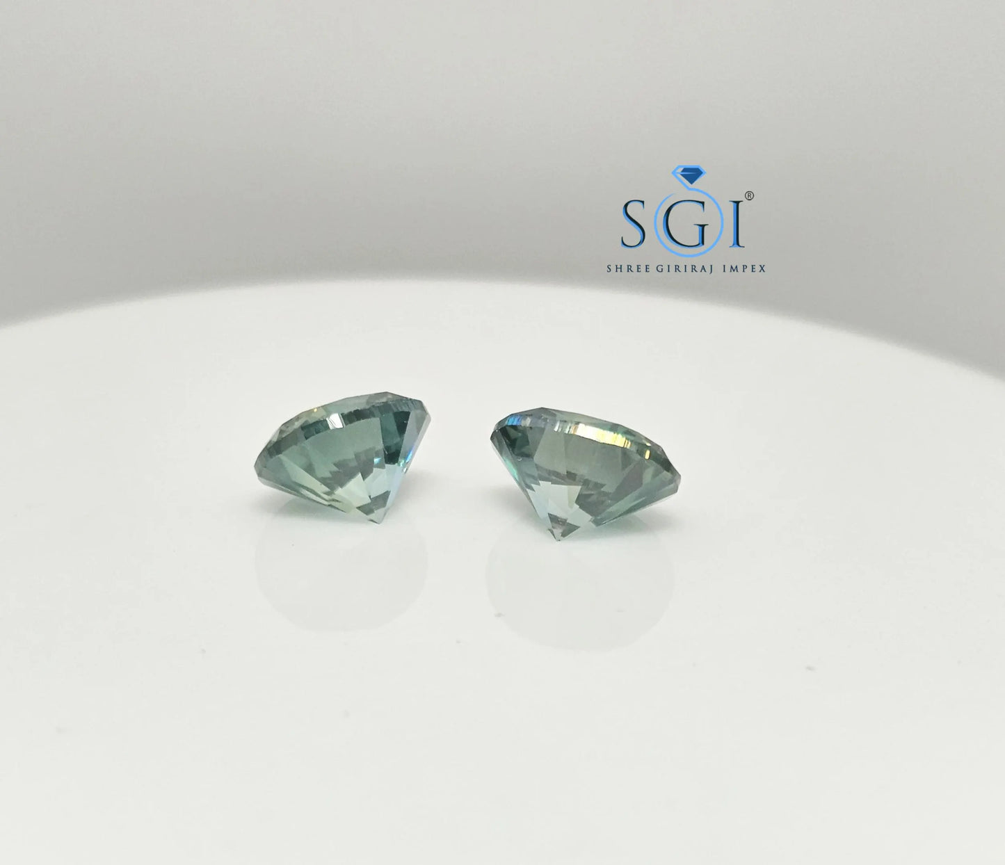 Natural Green Oval Moissanite – 8.40 Carat Total Weight Loose Stones for Rings or Pendants