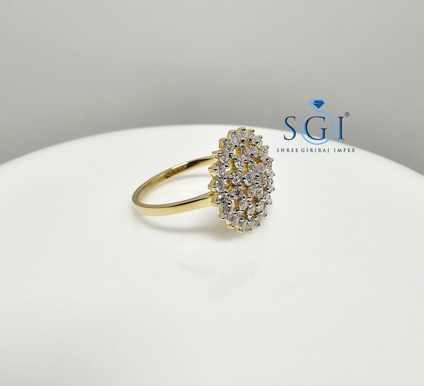 Stackable 1 CTW Lab Grown Diamond Band – 18K Yellow Gold, 1.8mm Custom Ring
