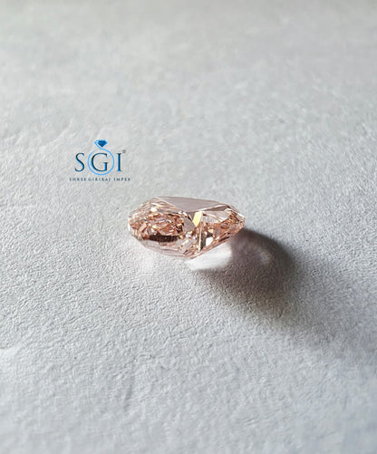 1 CT Vivid Pink Heart Shape Lab Grown Diamond | Fancy Pink Premium Loose Diamond for Custom Jewelry