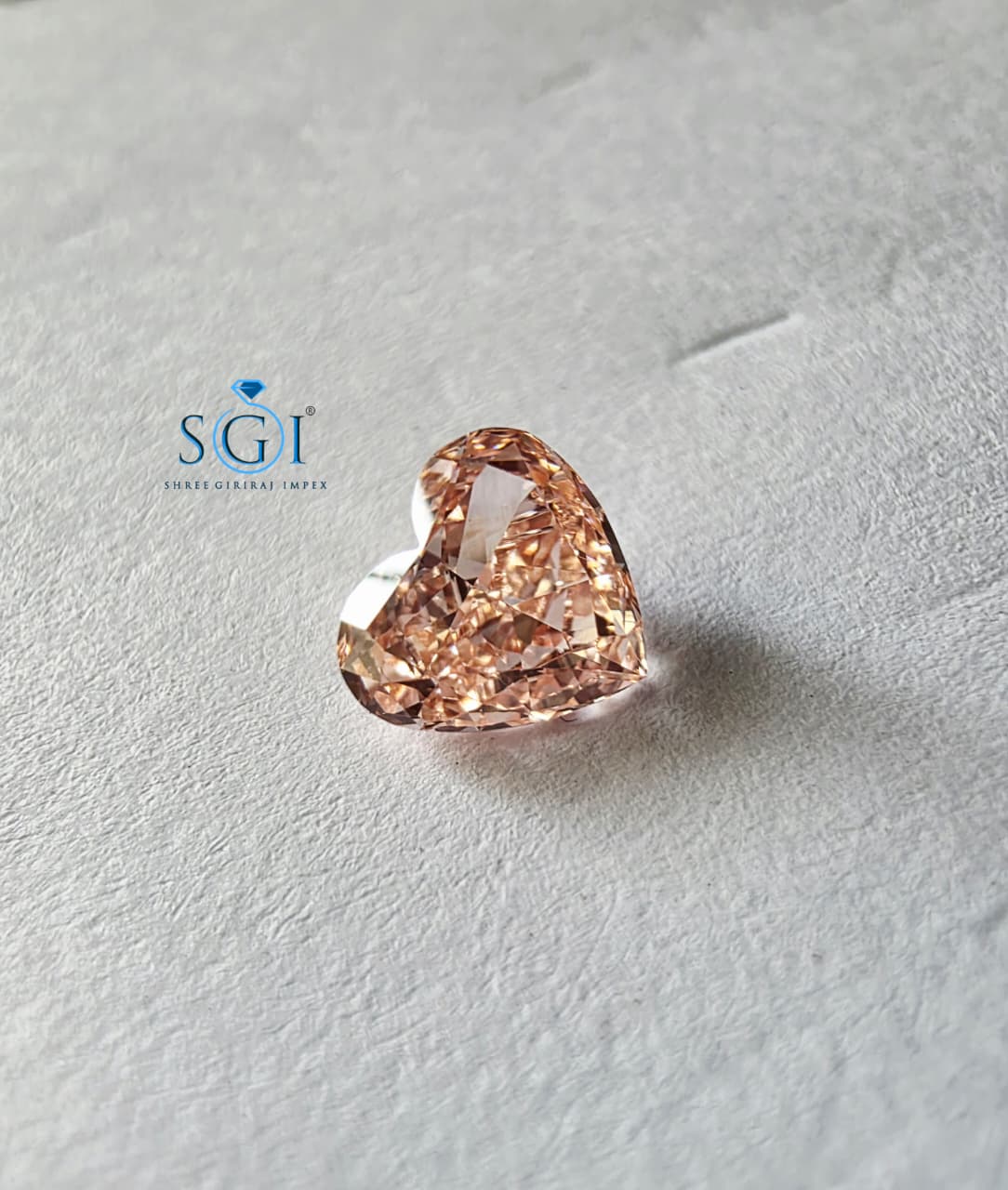 1 CT Vivid Pink Heart Shape Lab Grown Diamond | Fancy Pink Premium Loose Diamond for Custom Jewelry