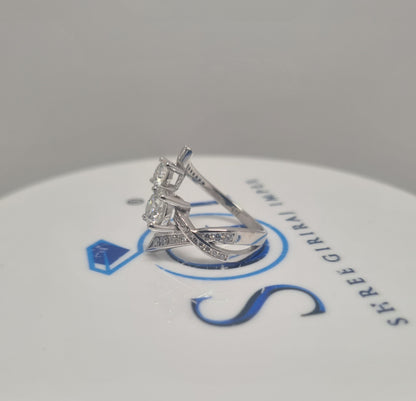 1.8ctw Lab-Grown Diamond Engagement Ring: White Gold, EF VVS/VS