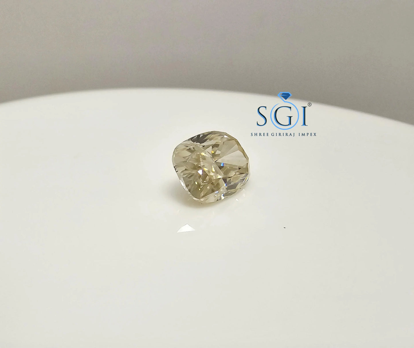 3.50 Ct Canary Yellow Oval Moissanite Diamond: 8x12mm Gemstone