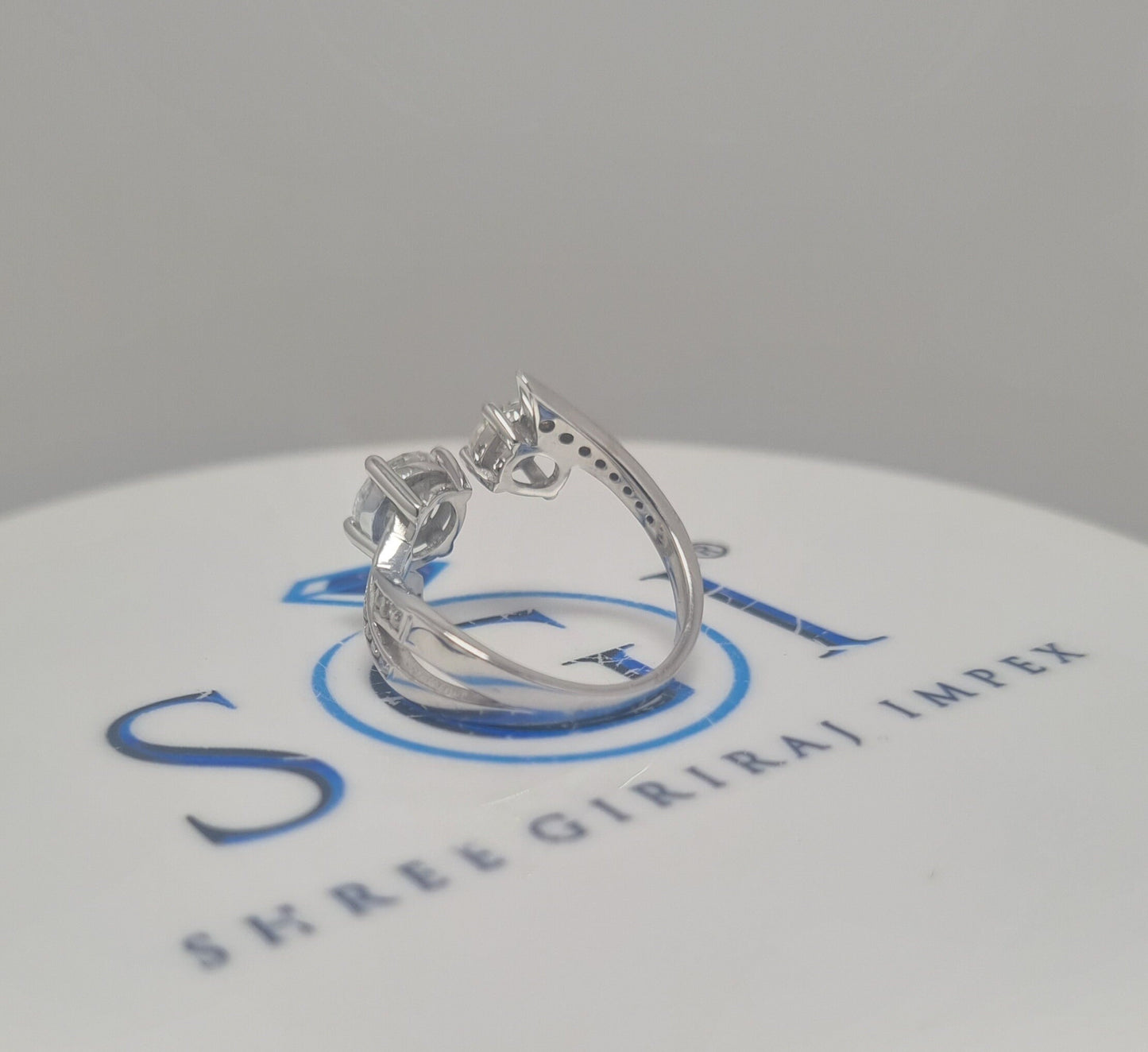 1.8ctw Lab-Grown Diamond Engagement Ring: White Gold, EF VVS/VS