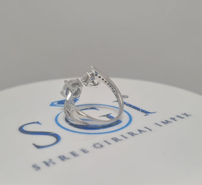 1.8ctw Lab-Grown Diamond Engagement Ring: White Gold, EF VVS/VS