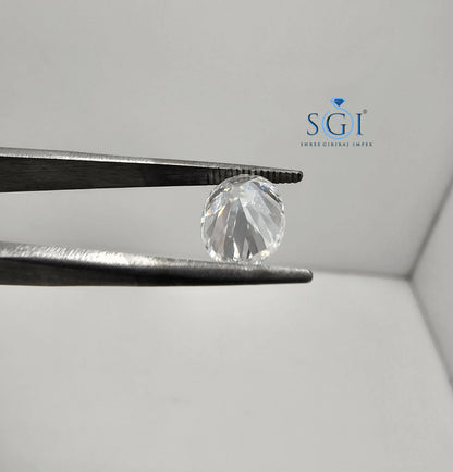 3.25CT Old European Cut Oval Moissanite | 8x11mm Loose Stone | Vintage Style Diamond Alternative