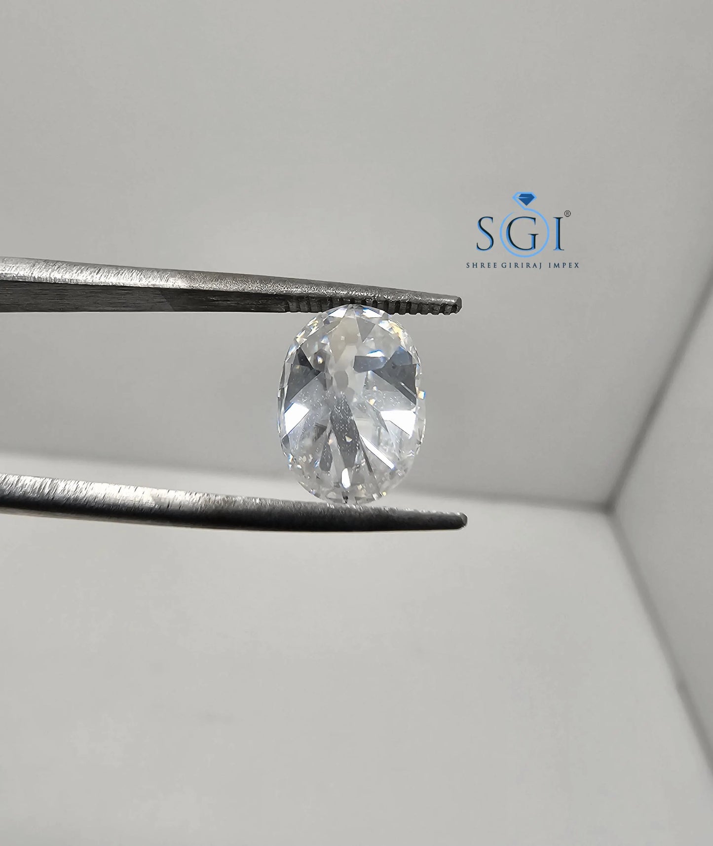 3.25CT Old European Cut Oval Moissanite | 8x11mm Loose Stone | Vintage Style Diamond Alternative