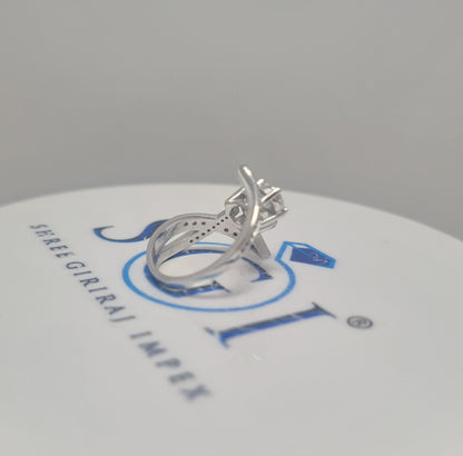1.8ctw Lab-Grown Diamond Engagement Ring: White Gold, EF VVS/VS