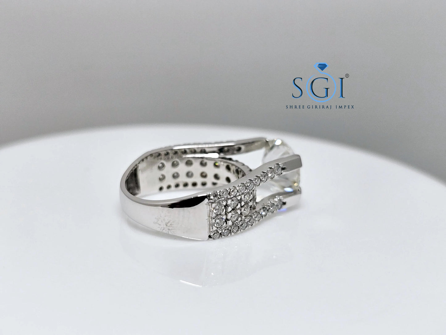 4 Carat Lab Created Diamond Ring – Solid Gold Wedding Band – Elegant & Ethical