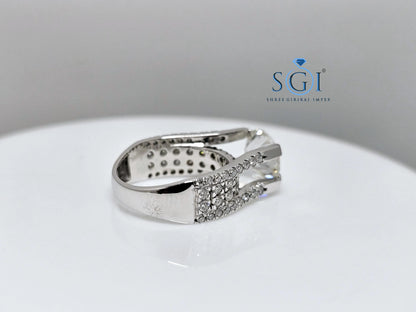 4 Carat Lab Created Diamond Ring – Solid Gold Wedding Band – Elegant & Ethical
